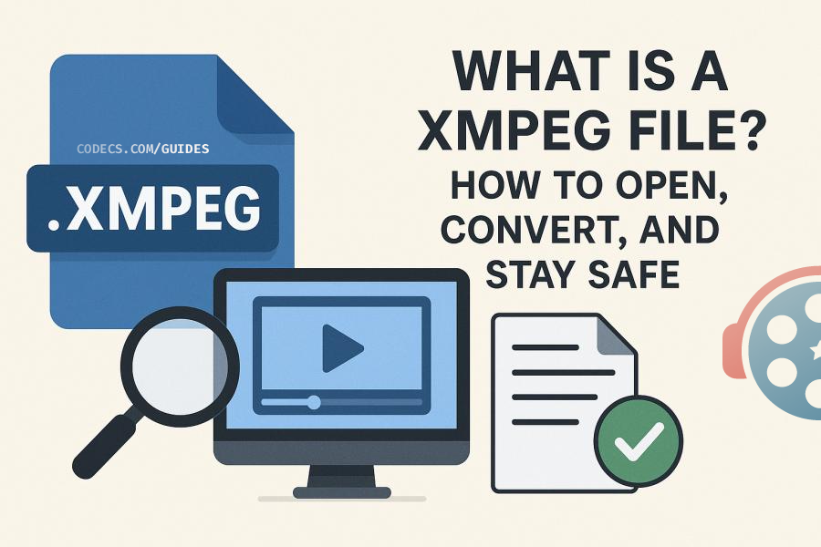 How to Open a xmpeg File
