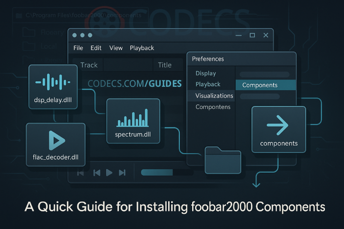 A Quick Guide for Installing Foobar2000 Components
