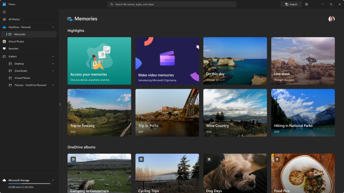 Microsoft Photos app