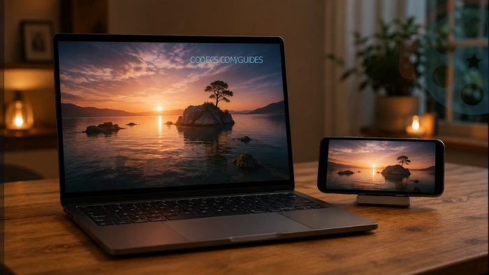 The same H.265 video playing on a laptop and a phone without installing a system codec