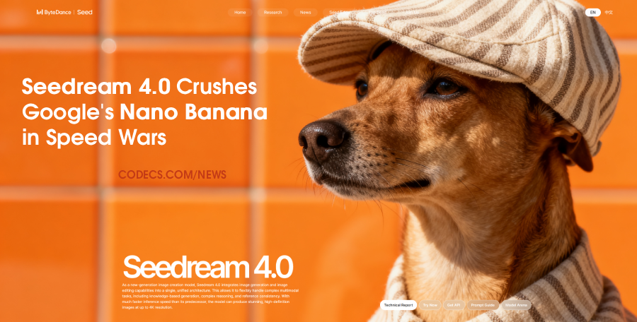 Seedream 4.0 Crushes Google's Nano Banana in Speed Wars Screenshot