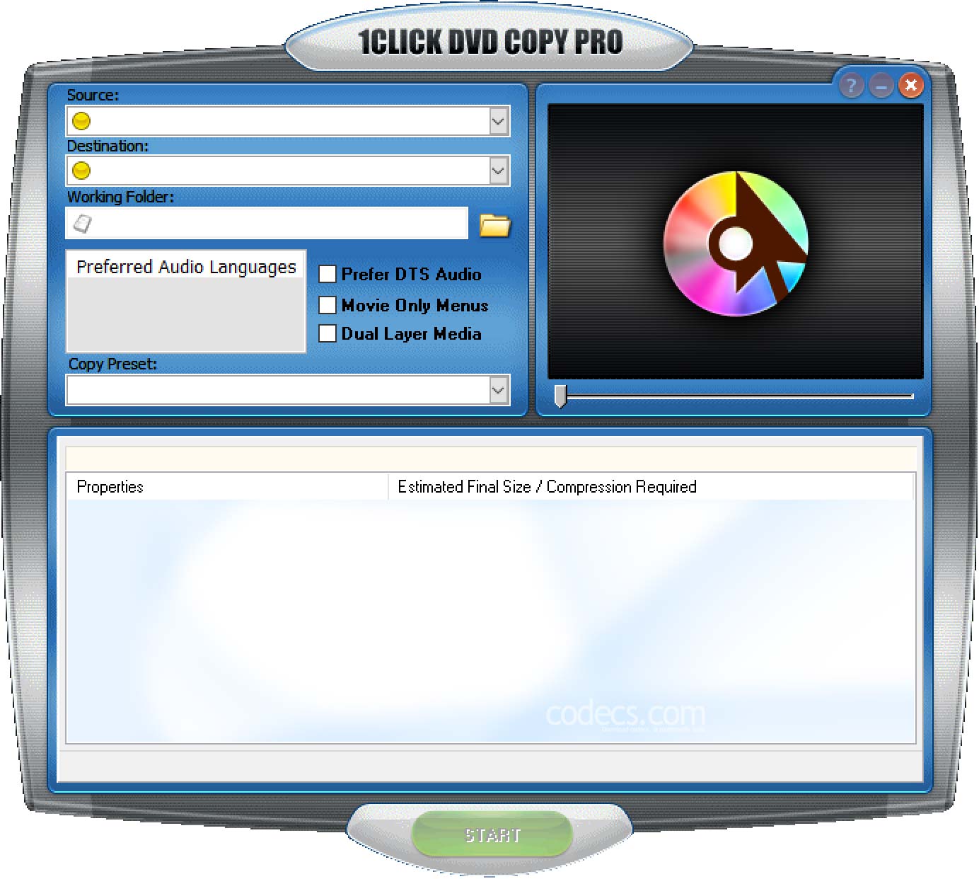1Click DVD Copy Pro 5.2.2.4 screenshot