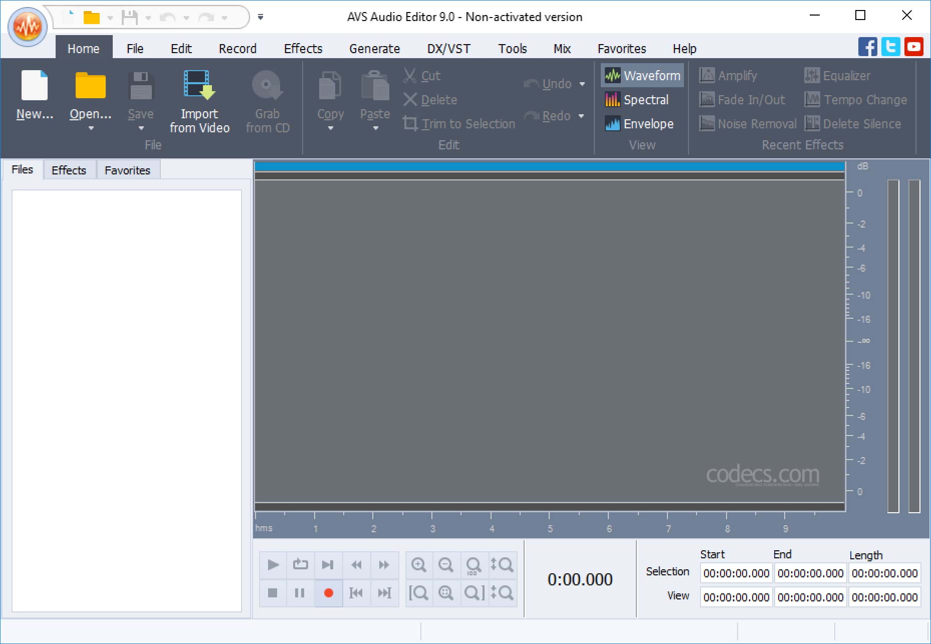 AVS Audio Editor 10.0.4 screenshot