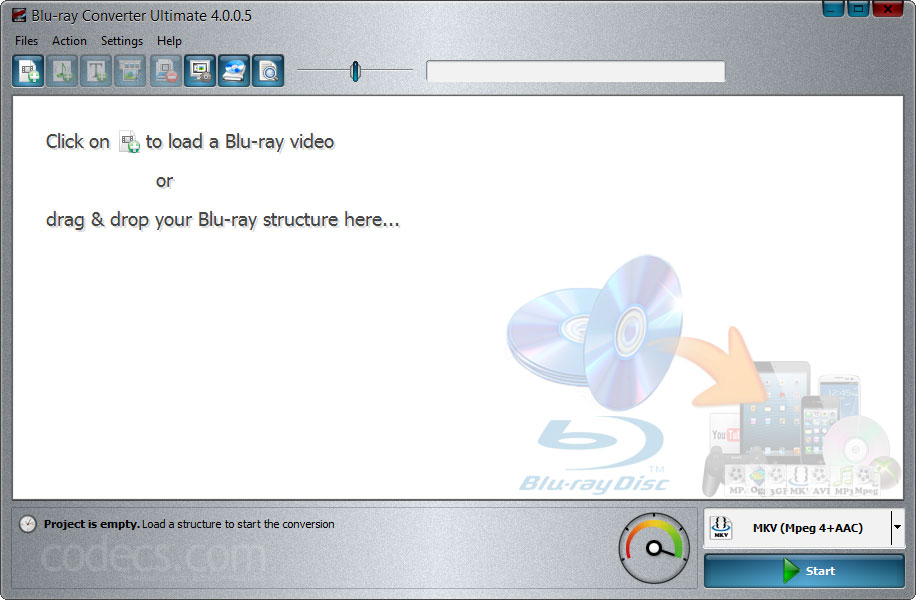 Blu-ray Converter Ultimate 4.0.0.100 screenshot