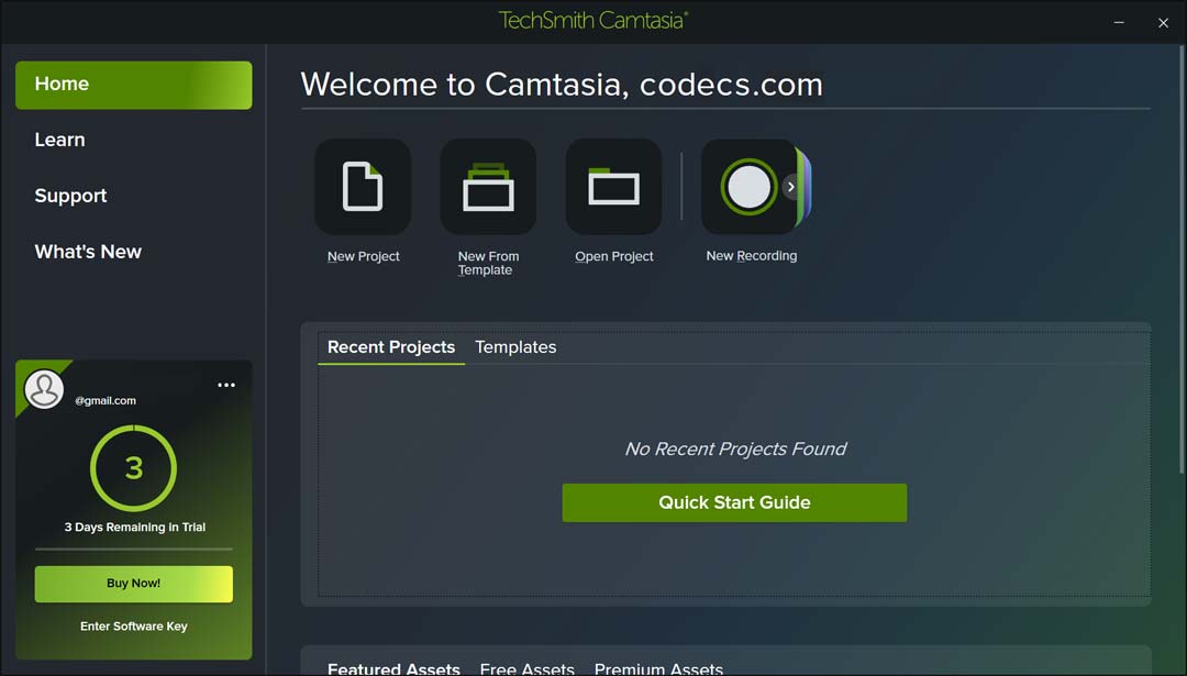 Camtasia Studio 23.4.0 screenshot