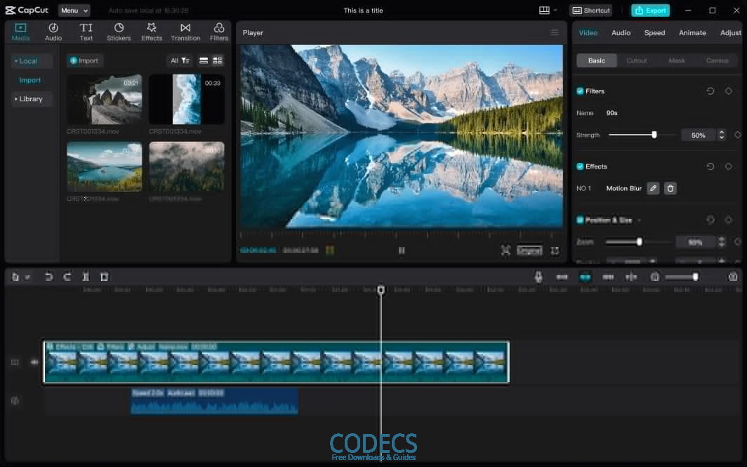CapCut Video Editor 3.4.0 screenshot