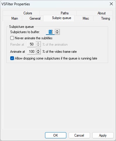 DirectVobSub (VSFilterMod) 2.5.2.7 screenshot