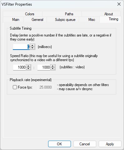 DirectVobSub (VSFilterMod) 2.5.2.7 screenshot