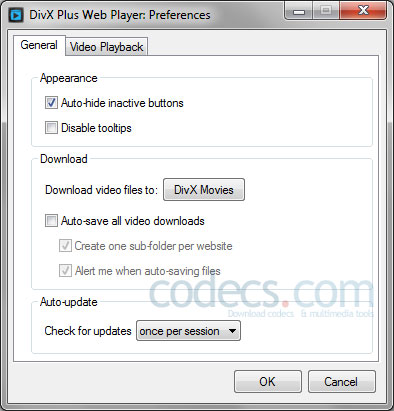 DivX Web Player 3.8.6 screenshot