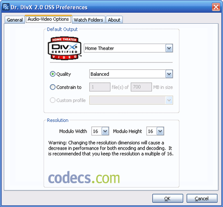 Dr. DivX 2.0.1 beta 7 screenshot