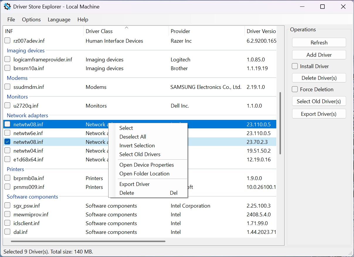 Download Driver Store Explorer screenshot