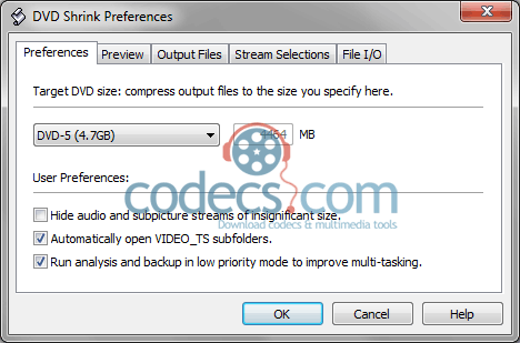 DVD Shrink 3.2.0.15 screenshot