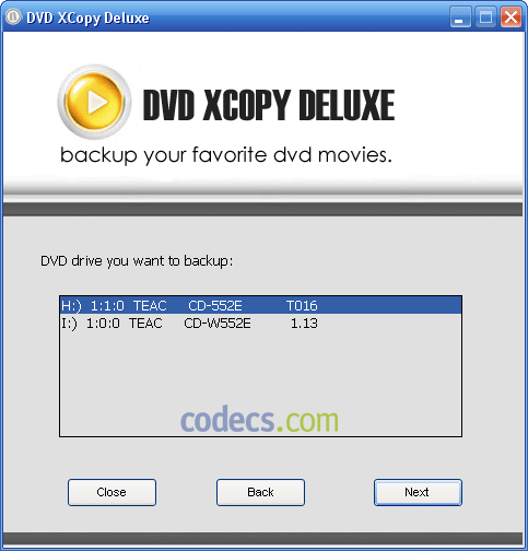 DVD XCopy Deluxe 6.0 screenshot
