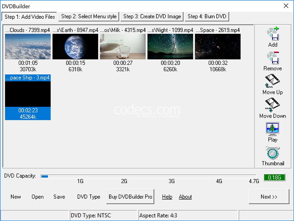 DVDBuilder 5.0 screenshot