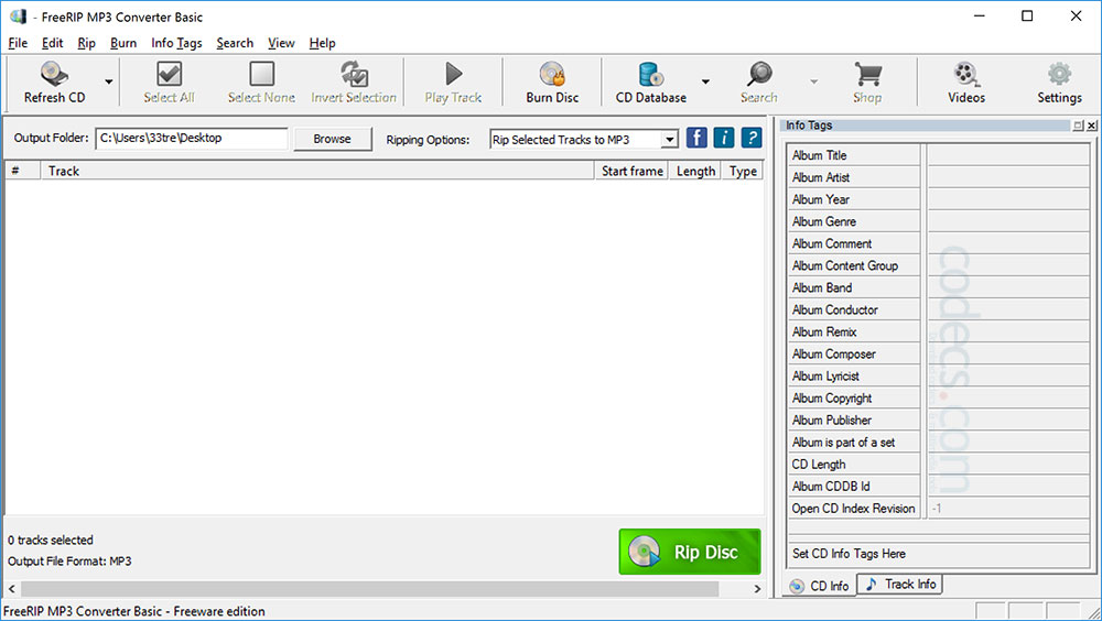 FreeRIP 5.7.1 screenshot