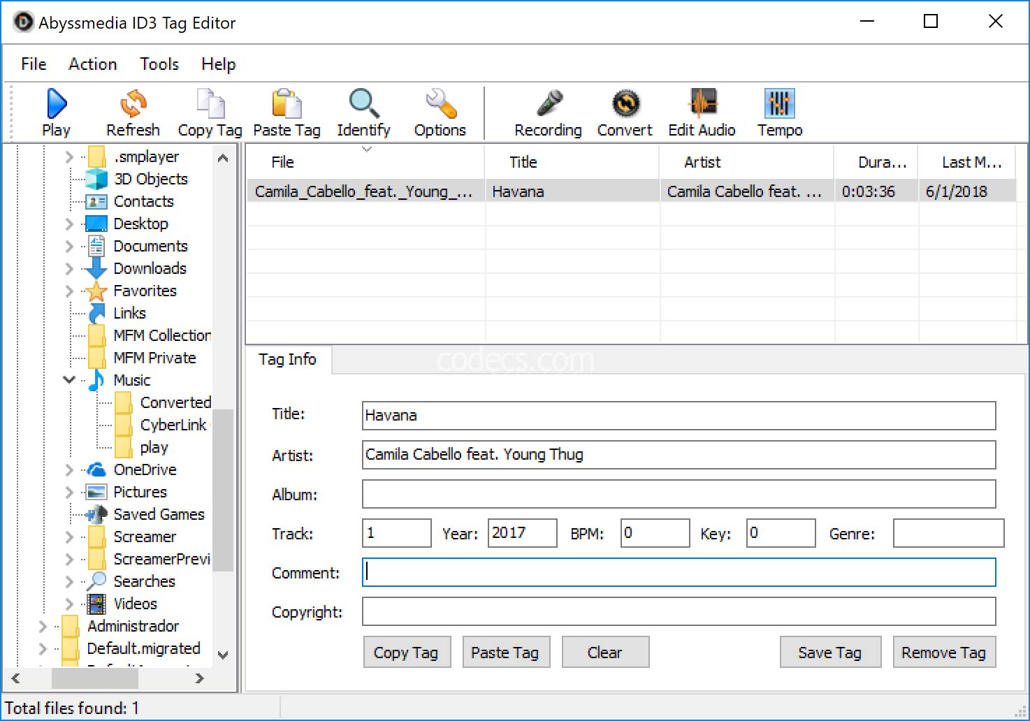 ID3 Tag Editor 4.1 screenshot