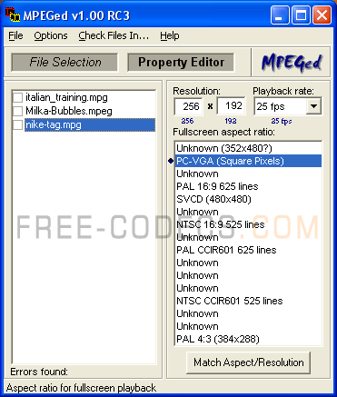 MPEGed 1.00 rc3 screenshot