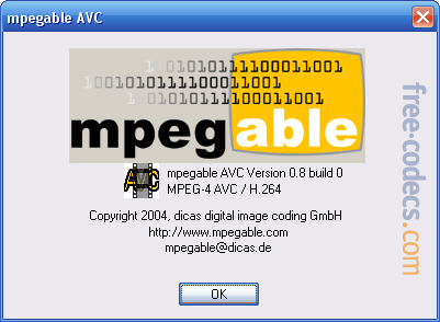 mpegable AVC 0.10 screenshot