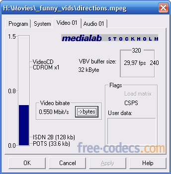 MpegProperties 1.0 screenshot