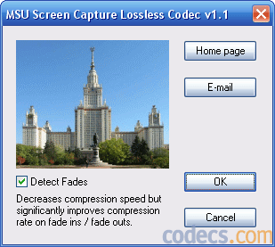 MSU Screen Capture Lossless Codec 1.2 screenshot