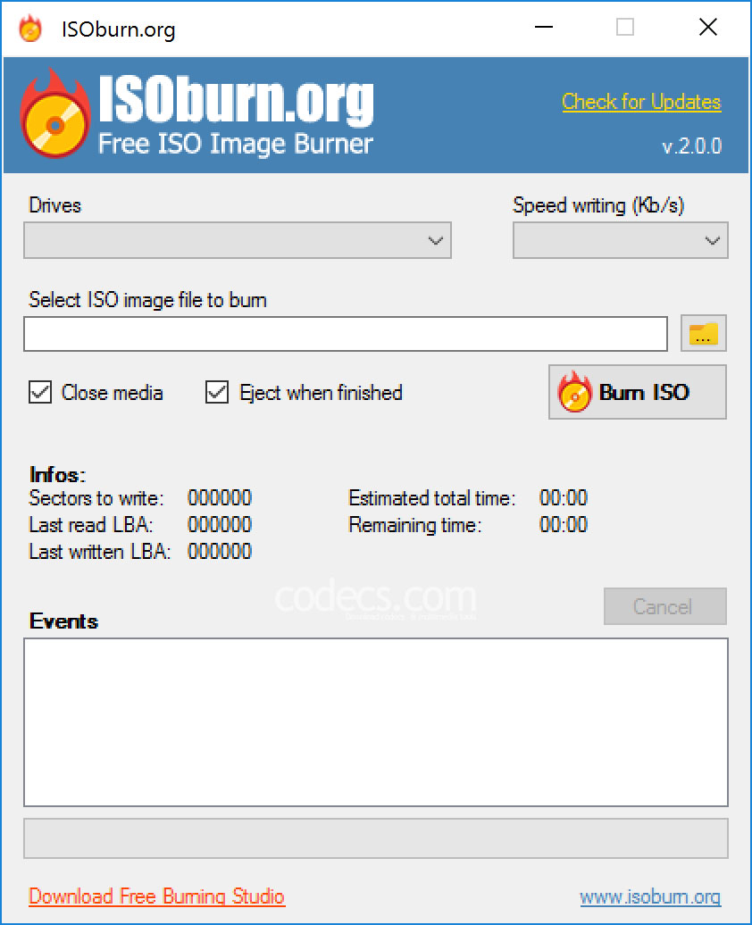 ISOburn 2.0 screenshot