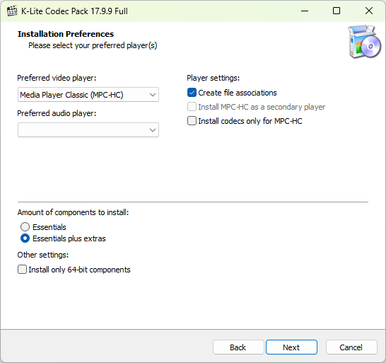 K-Lite Codec Pack Mega - Download