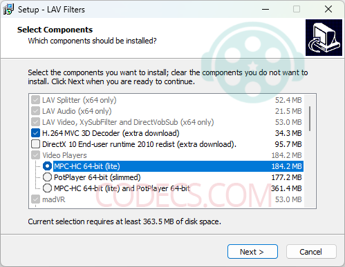 LAV Filters Megamix 0.79.2-29 screenshot