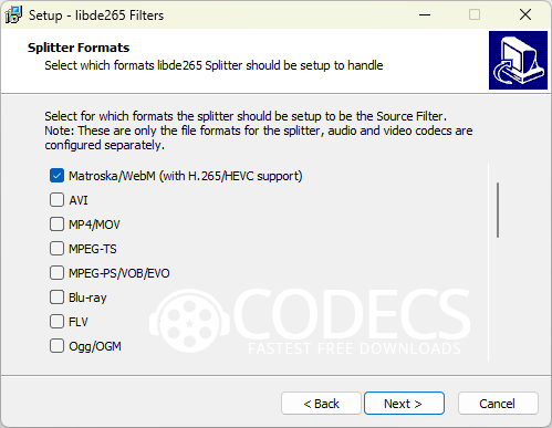 libde265 Filters 0.2 screenshot