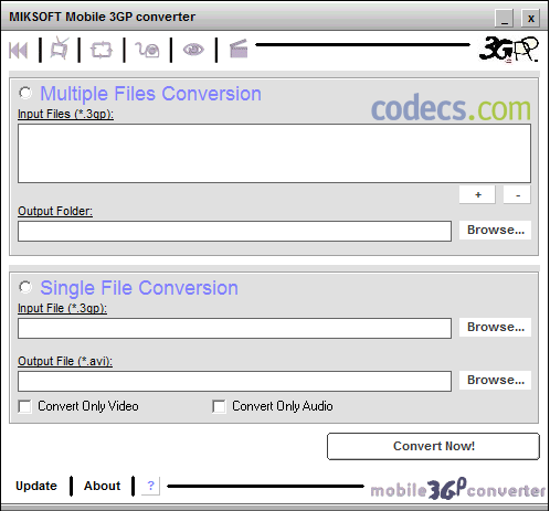 Mobile 3GP Converter 1.1.0 screenshot