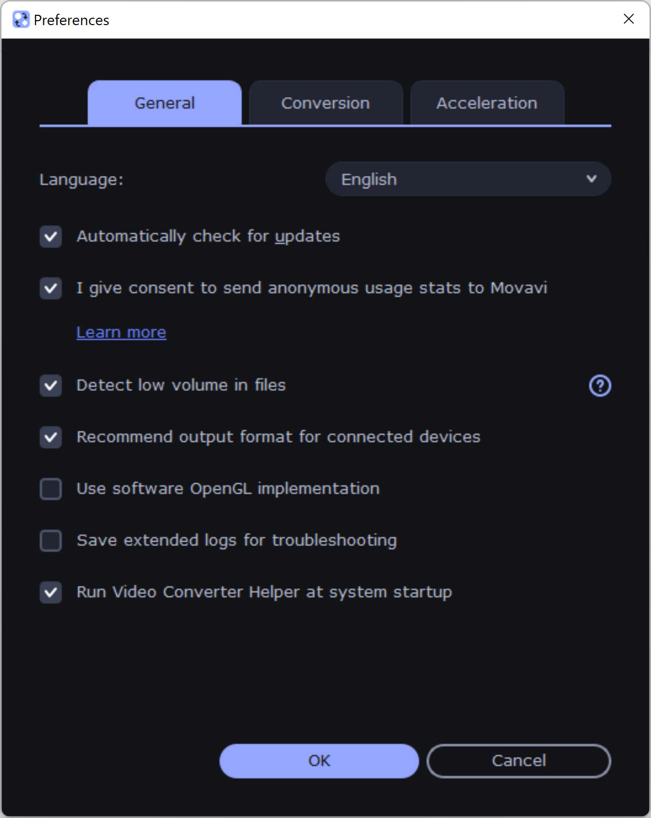 Movavi Video Converter 23.1 screenshot