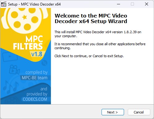 MPC Video Decoder 1.7.1.1 screenshot