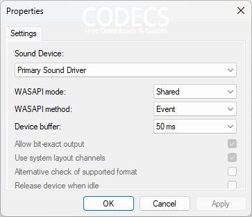 MPC Audio Renderer 1.6.9.13 screenshot