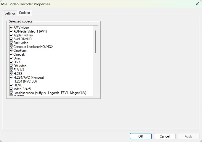 MPC Video Decoder 1.6.9.6 screenshot