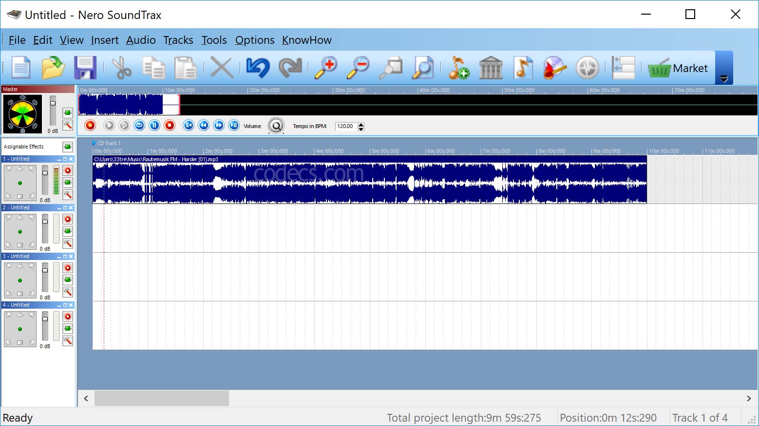 Nero SoundTrax 24.5 screenshot