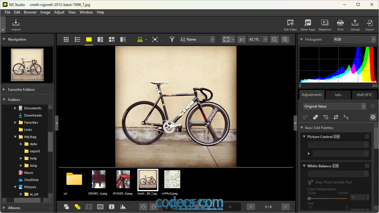 Nikon NX Studio 1.5 screenshot