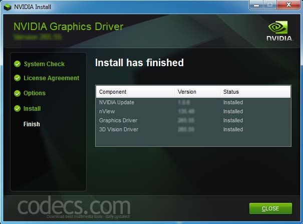 NVIDIA GeForce Graphics Drivers 537.42 screenshot