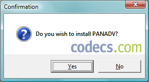Panasonic DV Codec screenshot