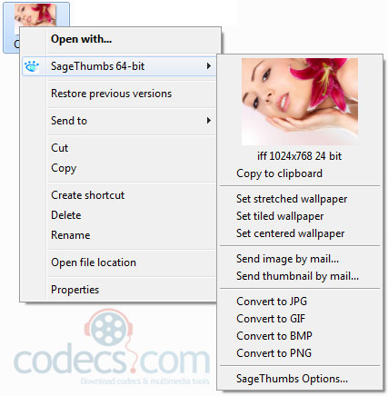 SageThumbs 2.0.0.23 screenshot