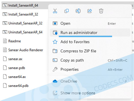Sanear Audio Renderer 0.3 screenshot
