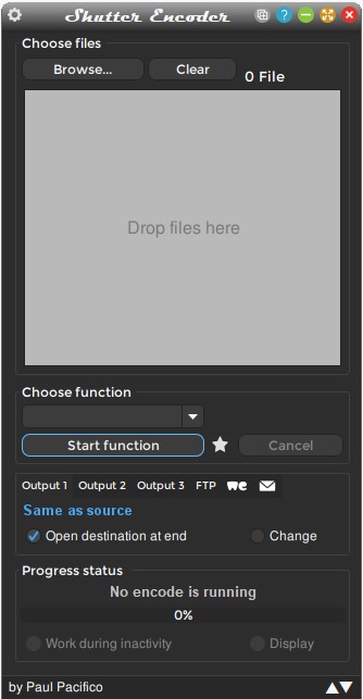 Shutter Encoder 18.8 screenshot