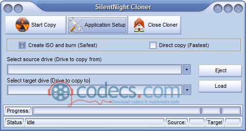 SilentNight Micro CD/DVD/ISO/AUDIO Burner 6.0.23 screenshot