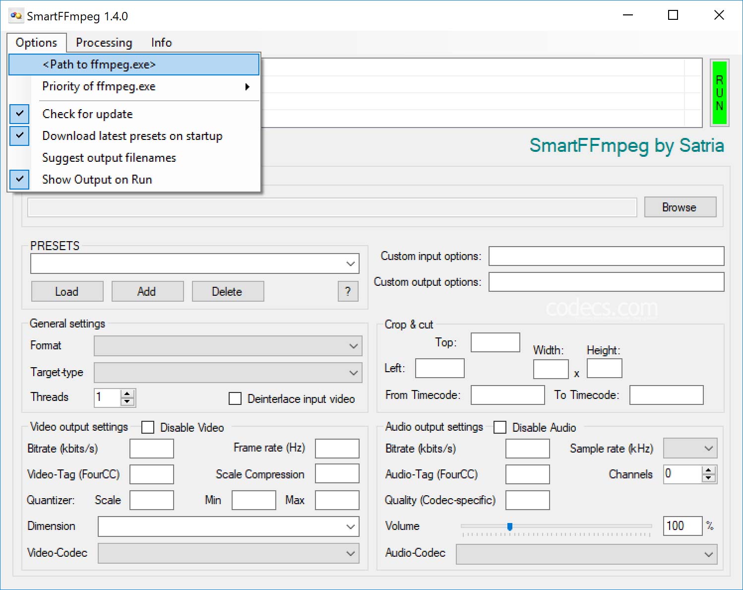 SmartFFmpeg 1.5.1 screenshot