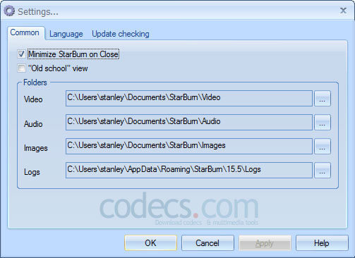 Codecs.com  Screenshots for StarBurn 15.7