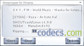 Streamripper 1.64.6 screenshot