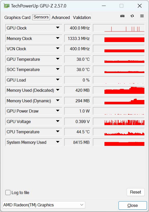 GPU-Z 2.57.0 screenshot
