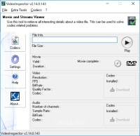 VideoInspector 2.15 screenshot