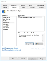Windows Media Player Plus! 2.10 screenshot
