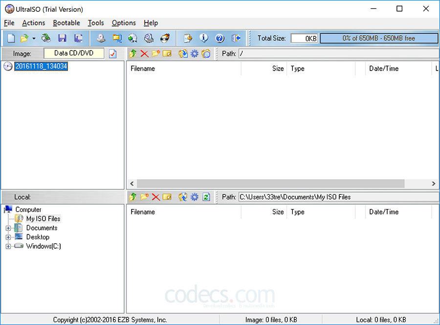 Codecs.com Screenshots for StarBurn 15.7