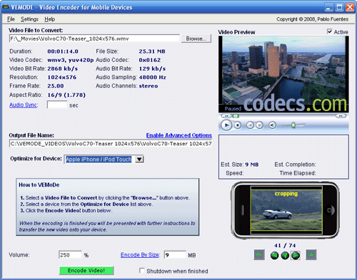 VEMoDe 1.2b screenshot