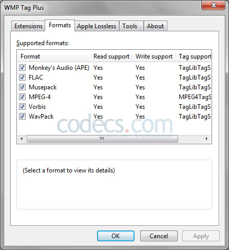 WMP Tag Plus 2.12 screenshot